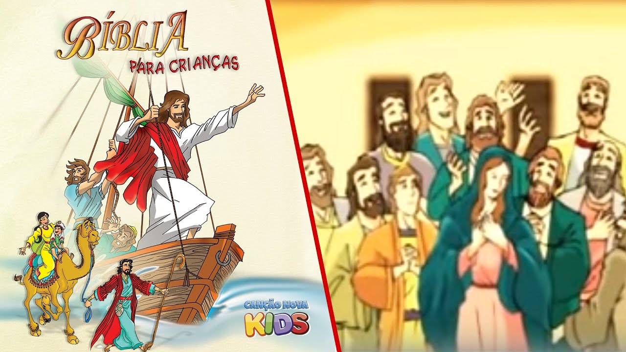 Bíblia para crianças - A vinda do Espírito Santo (Pentecostes)