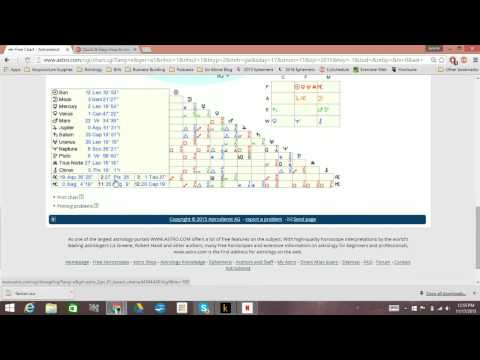 Quick Easy Create An Natal Astrology Chart Using Astro Com