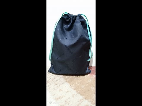 DIY Drawstring bag/pouch~ Easy to make