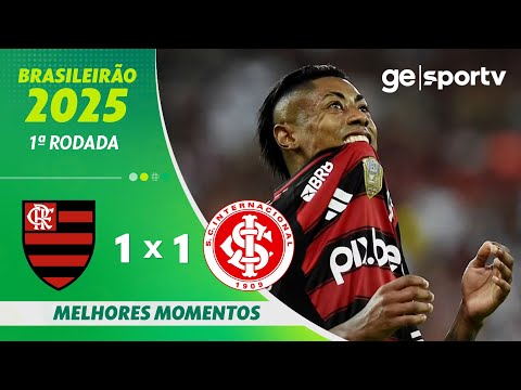 FLAMENGO 1 X 1 INTERNACIONAL | HIGHLIGHTS | 1ST ROUND OF THE 2025 BRAZILIAN CHAMPIONSHIP