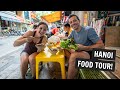 The ULTIMATE Vietnamese FOOD TOUR In Hanoi Trying Egg Coffee Bun Cha MORE