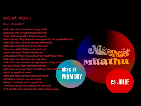 Nước mắt mùa thu Sheet - Julie