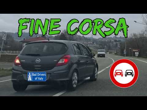 BAD DRIVERS OF ITALY dashcam compilation 3.5 - FINE CORSA