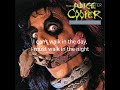 Alice Cooper - Teenage Frankenstein lyrics