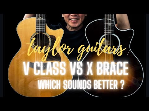 V CLASS OR X BRACE - TAYLOR Guitars -414ce VS 614ce