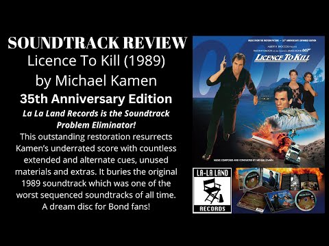 Licence To Kill by Michael Kamen-La La Land Records 35th Anniversary Soundtrack Review