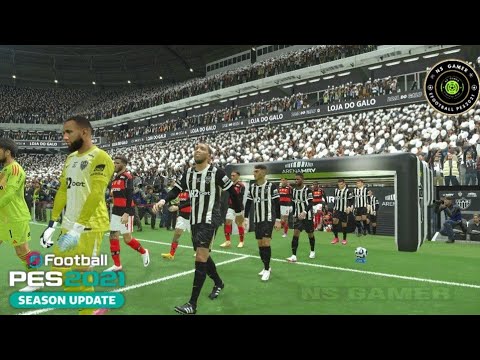 ATLÉTICO-MG TOMA GOLEADA DO FLAMENGO NA COMPETIÇÃO GAMEPLAY DIGITAL PES21