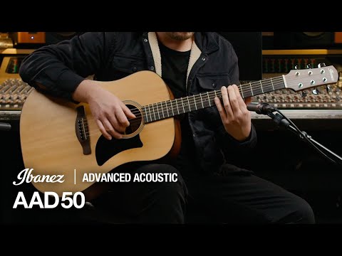 Демонстрация звучания акустической гитары Ibanez AAD50-TCB