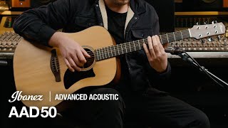 Video thumbnail for Ibanez AAD50 featuring David Sehling by Ibanez Guitars