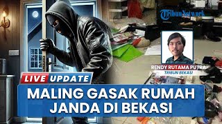 Pemilik Kaget Tahu Rumah di Bekasi Dibobol Maling, Korban Alami Kerugian Lebih dari Rp 20 Juta