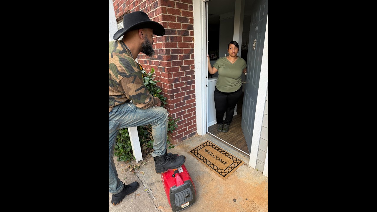 A man tries to get Lacreesha to do sum strange for a lil piece of change to use his generator