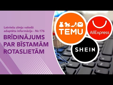 Video ziņas Nr. 176 “Brīdinājums par bīstamām rotaslietām”