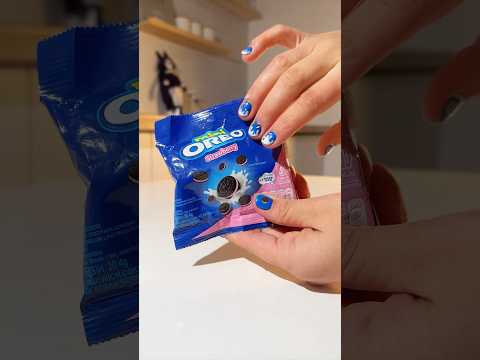 Oreo strawberry mini #oreo #asmr