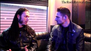 Adrenaline Mob Interview with John Moyer (and Russell Allen) on 2013 U.S. Coverta Tour