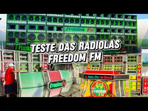 TESTE DAS RADIOLAS FREEDOM FM NO ARENA PHENIX 😍 BACURI MA
