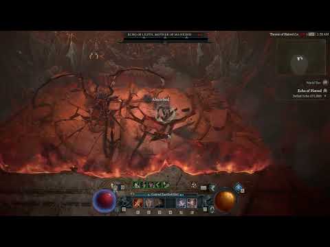 Diablo 4 uber lilith one shotted, all mechanics skipped