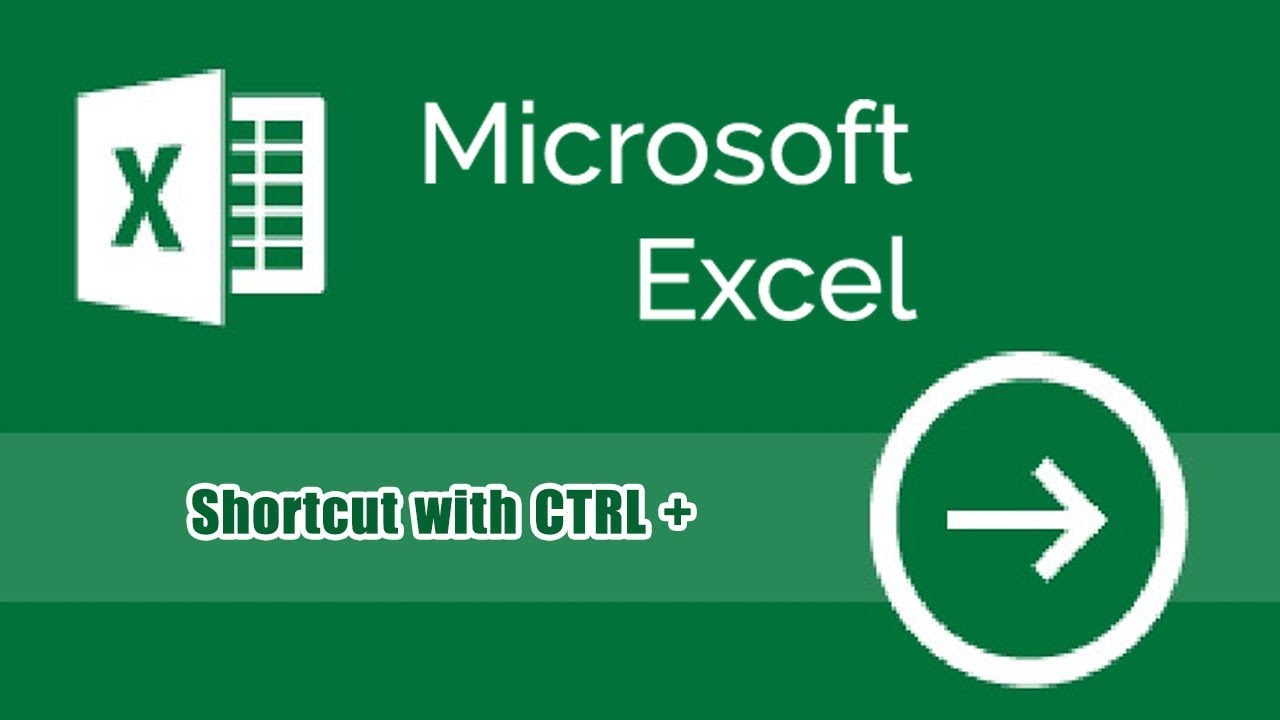 MS Excel shortcut with Ctrl+