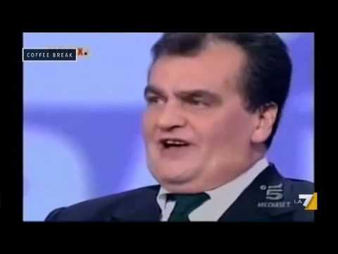 Roberto Calderoli a Enrico Mentana sul Porcellum: 'La mia legge elettorale è una porcata!'