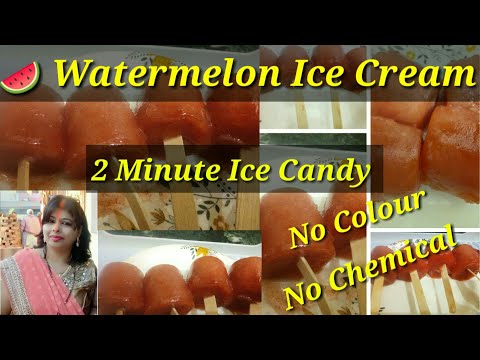 🍉 Watermelon Ice Cream #watermelonicecream #icecreamrecipe #ManjuLata