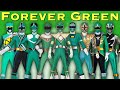 FOREVER GREEN Power Rangers X Super Sentai Cosplay
