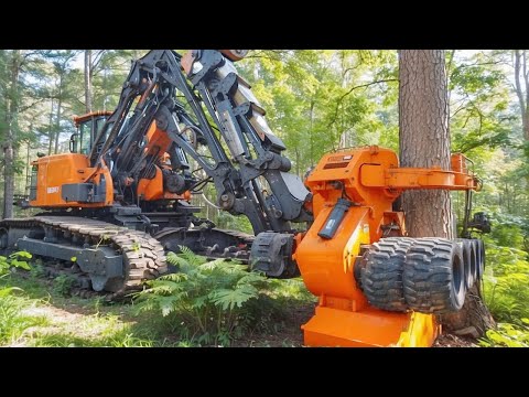 10 Most POWERFUL  Forest Harvesters in the World