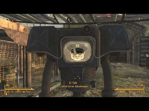 how to get past securitron gatekeeper using console commands in Fallout  New Vegas