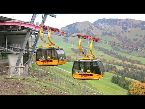 Dallenwil - Wirzweli Luftseilbahn Bergfahrt Seilbahn cable car