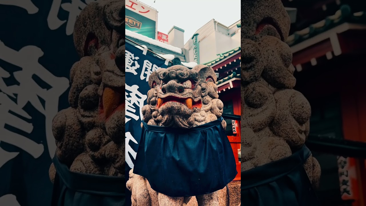 【摩利支天徳大寺】雪の境内が幻想的すぎた