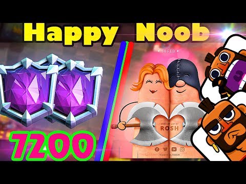 🔥 Happy Noob 👈 7200+ Gameplays  hog Splashers Cycle Deck   - Clash Royale
