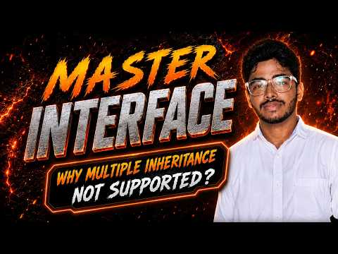 Master Java Oops Multiple Inheritance Interface Explained With Real Time Example