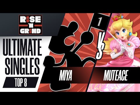 Miya (Mr Game & Watch) vs MuteAce (Peach) - Ultimate Singles Winners Semis - Rise N Grind 2023