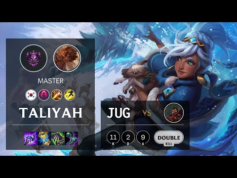 Taliyah Jungle vs Graves - KR Master Patch 10.23