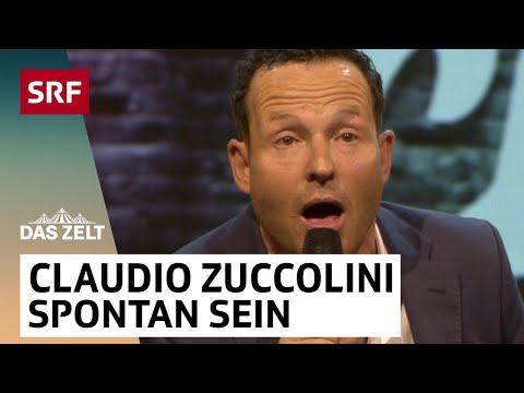 Claudio Zuccolini doesn't like spontaneity | Das Zelt – Comedy Club | SRF