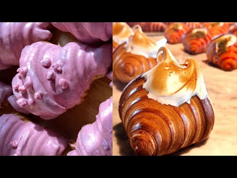 Amazing ! Process of making various handmade Croissants Food truck ~ Japanese bakery