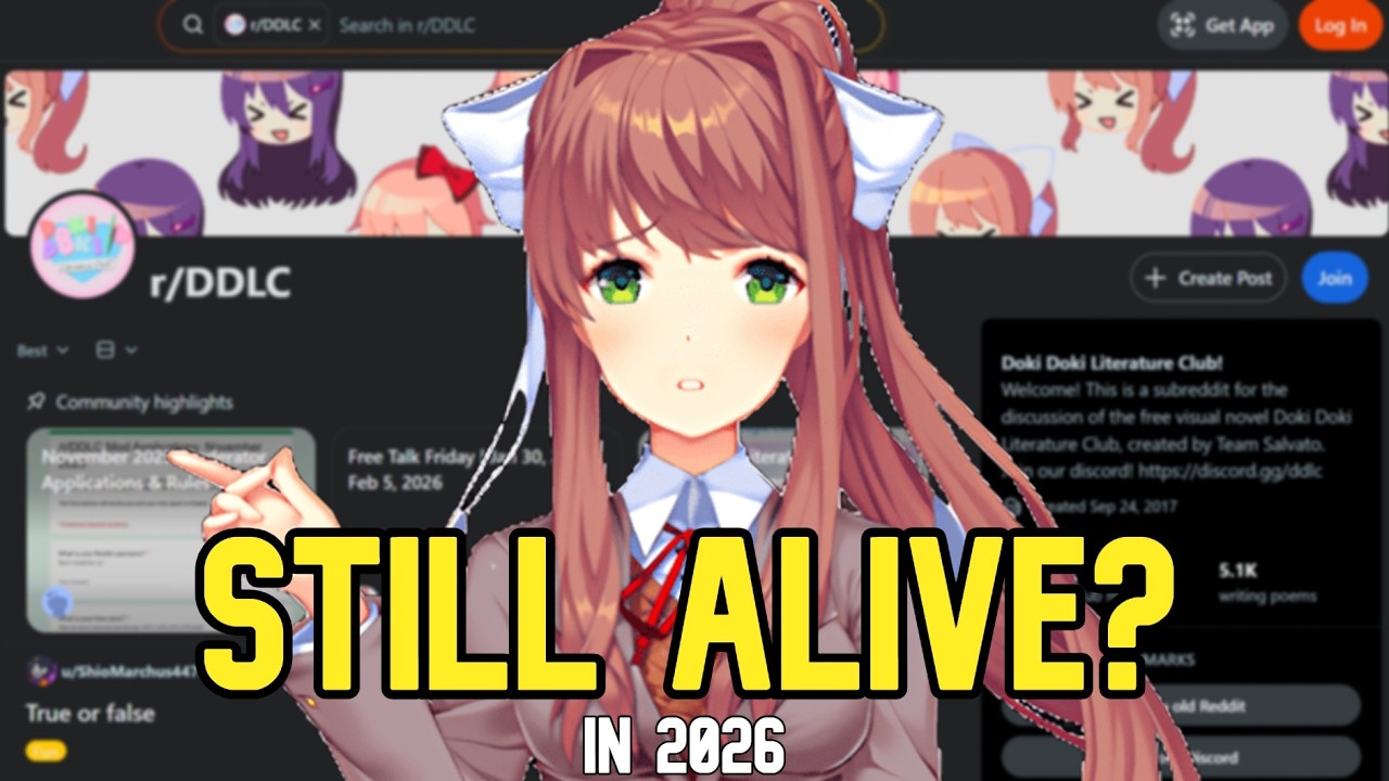 “I Checked r/DDLC in 2026 | Here’s What’s Left