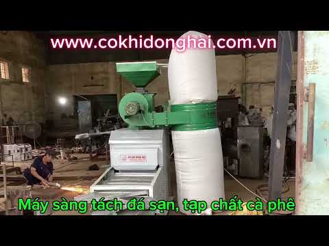 Máy lọc sạn/ tách đá, tạp chất cà phê 1.5 t/h