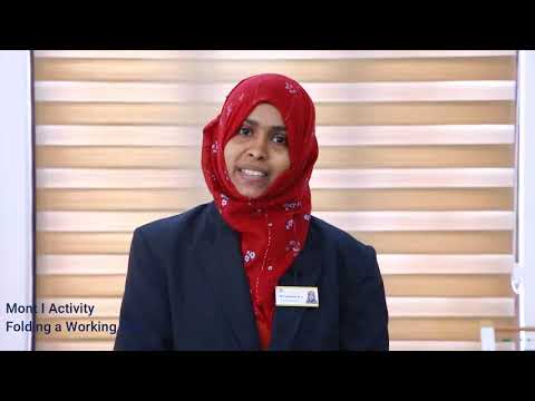 Mont 1 Activity  - Folding a working mat  Mrs  Shareena