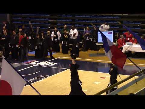 Kendo Open de France 2018 123e Dan women Tominaga Shiori JAPAN vs Stachowicz Monika POLAND