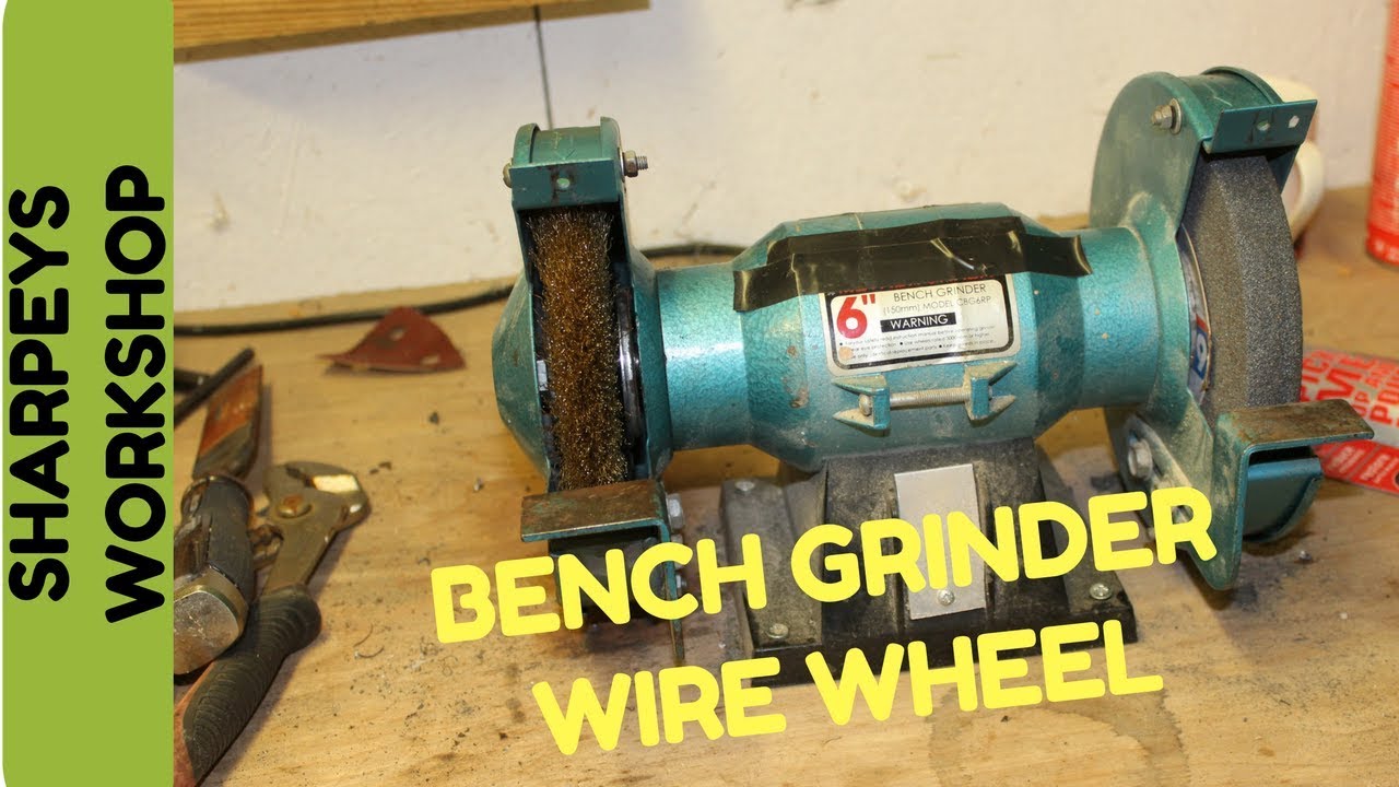Fitting a wire wheel to my bench grinder (screwfix)