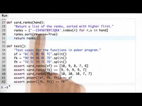 Fixing Card Rank Solution Design of Computer Programs