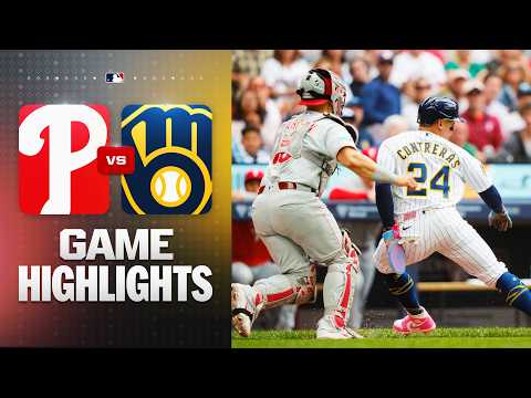 밀워키 VS 필라델피아 4:0 MLB 하이라이트