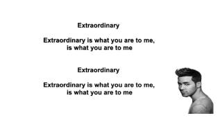 Prince Royce Extraordinary Letra Lyric Video