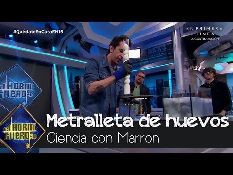 Marron se corona con "la ciencia perfecta" gracias a una metralleta de huevos - El Hormiguero 3.0