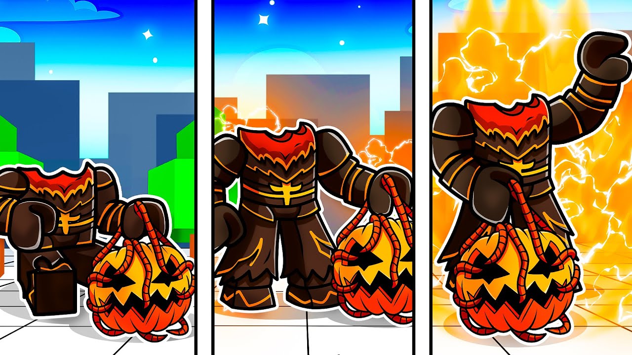 Birth to PUMPKIN KING in Roblox Strongest Battlegrounds!