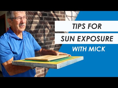 How To Expose Your Screen With The Sun | Chromaline Screen Print Products