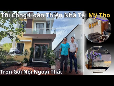 Xây Trọn Gói Nội Ngoại Thất Nhà 2 Tầng Tại Mỹ Tho