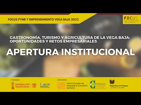 Apertura institucional | Focus Pyme y Emprendimiento Vega Baja 2022[;;;][;;;]