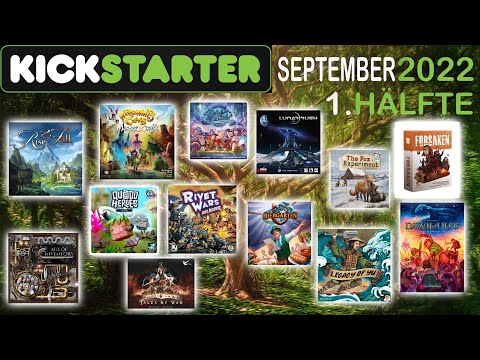 Brettspiele auf Kickstarter im September (1.Hälfte)!