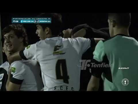 4to de Final IDA - Ferro Carril (SAL) 2:2 Universitario (SAL) - Nahuel Machado  (F)