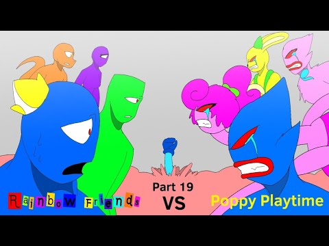 Rainbow Friends VS Poppy Playtime Part 19 Animation (I don't want to hurt you)